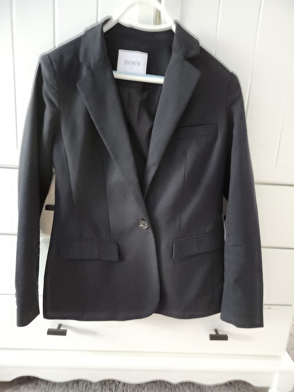 Ricki's Black Women's Single-Button Tailored Blazer